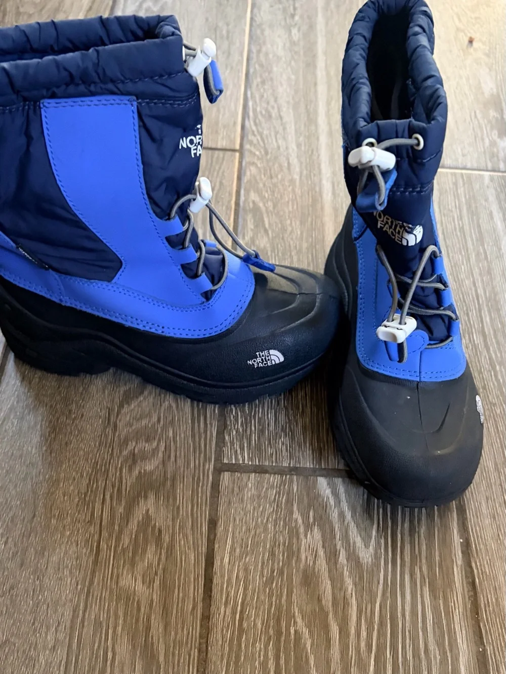 The North Face Kids' Navy and Royal Blue Snow Boots
